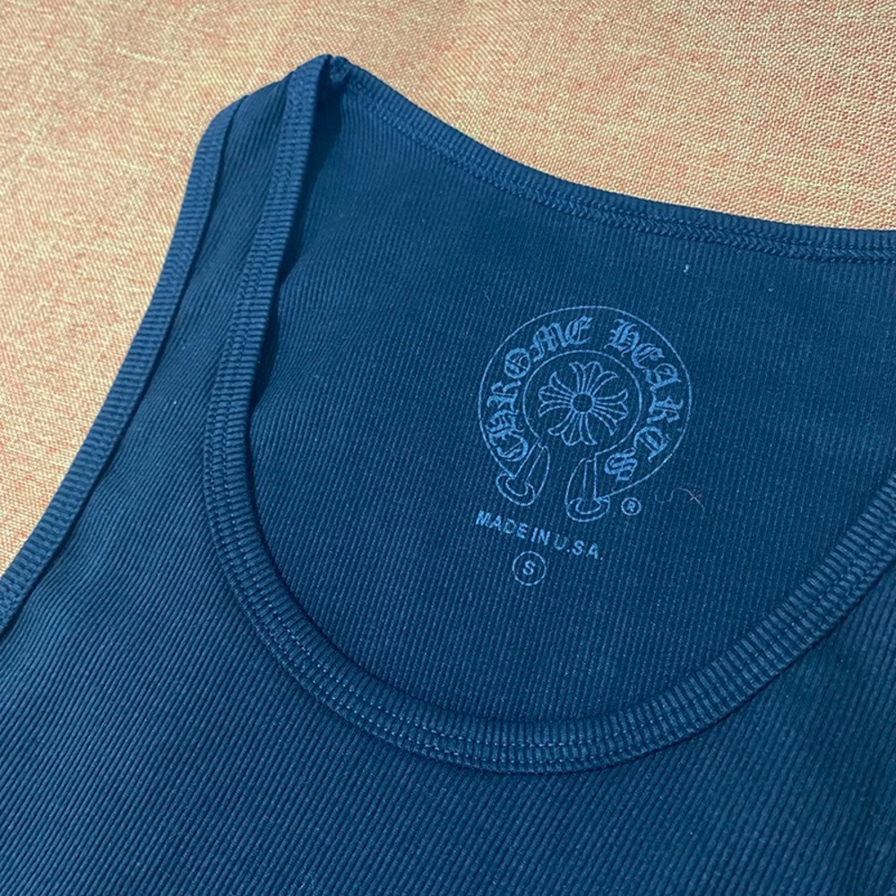 Chrome Hearts Black Ribbed Tank - Picture 2 of 7